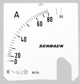 Foto: Wechselskala, 72x72mm, 80/160/5A AC