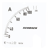 Foto: Wechselskala, 72x72mm, 100/200/5A AC