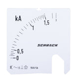 Foto: Wechselskala, 72x72mm, 1500/3000/5A AC
