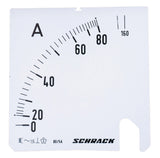 Foto: Wechselskala, 96x96mm, 80/160/5A AC