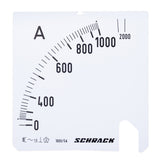 Foto: Wechselskala, 96x96mm, 1000/2000/5A AC