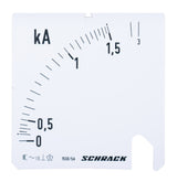 Foto: Wechselskala, 96x96mm, 1500/3000/5A AC