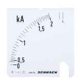 Foto: Wechselskala, 96x96mm, 2000/4000/5A AC