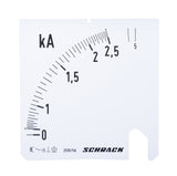 Foto: Wechselskala, 96x96mm, 2500/5000/5A AC
