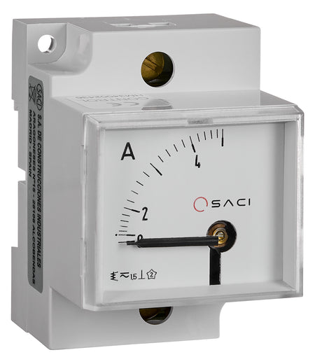 SACI EC5VR 45x52,5 Amperemeter direkt, Reiheneinbau, 0-5A
