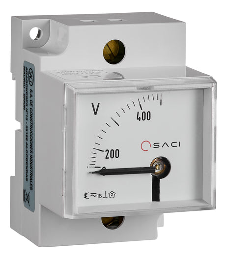 SACI EC5VR 45x52,5 Voltmeter, Reiheneinbau, 0-500V