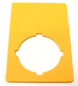 Foto: Not-Aus Schild 33x50mm blanko