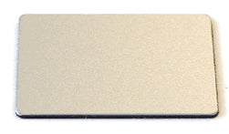 Foto: Schild 18x27mm Alu blanko