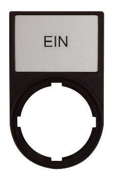 Foto: Schild+Träger 30x50 Anzeige: EIN