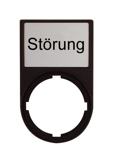 Foto: Schild+Träger 30x50 Anzeige: STÖRUNG