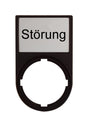 Foto: Schild+Träger 30x50 Anzeige: STÖRUNG
