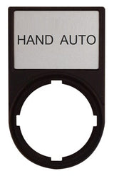 Foto: Schild+Träger Anzeige: HAND AUTO
