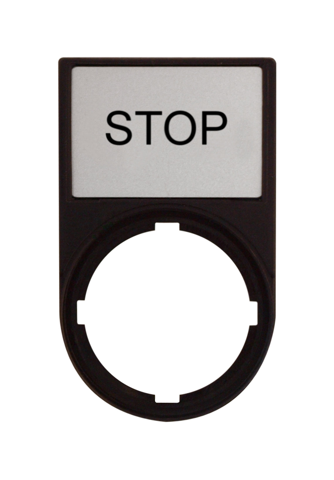 Schild+Träger Anzeige: STOP