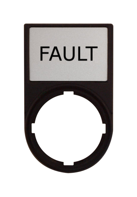 Foto: Schild+Träger 30x50 Anzeige: FAULT