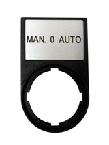 Foto: Schild+Träger Anzeige: MAN 0 AUTO