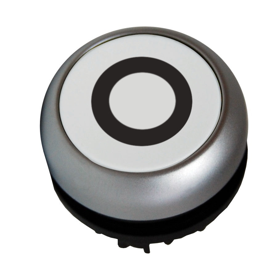 Leuchtdrucktaste flach tastend weiss "0"