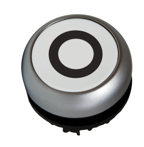 Leuchtdrucktaste flach tastend weiss "0"