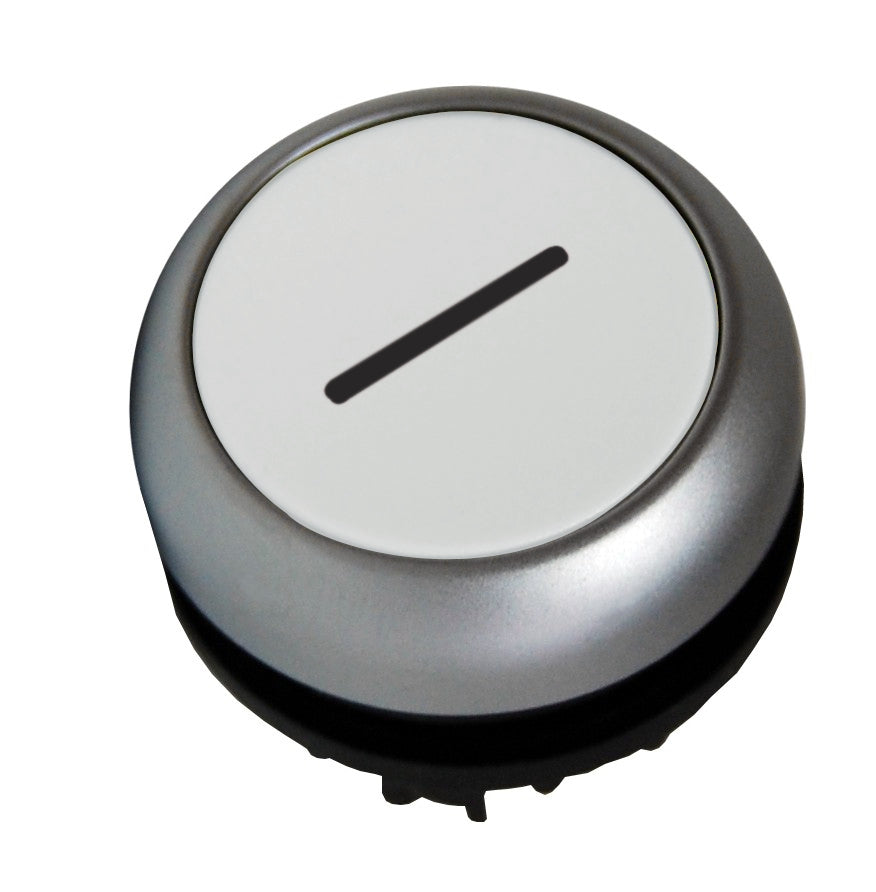 Leuchtdrucktaste flach tastend weiss "1"