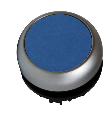 Leuchtdrucktaste flach rastend blau