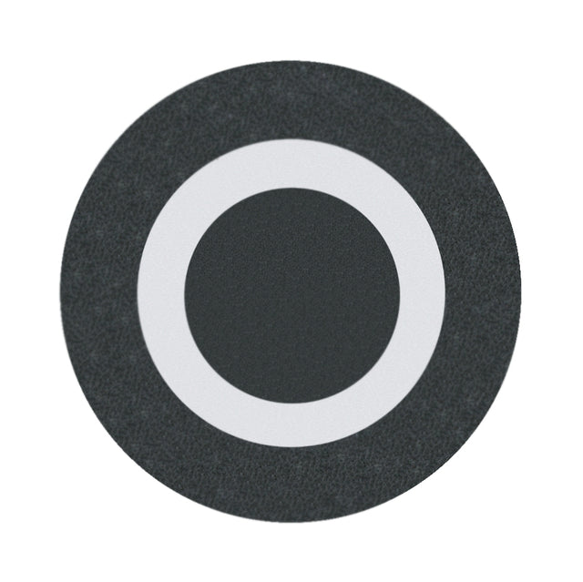 Tastenplatte flach schwarz "0"