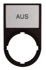 Foto: Träger+ Schild 30x50 "Aus"