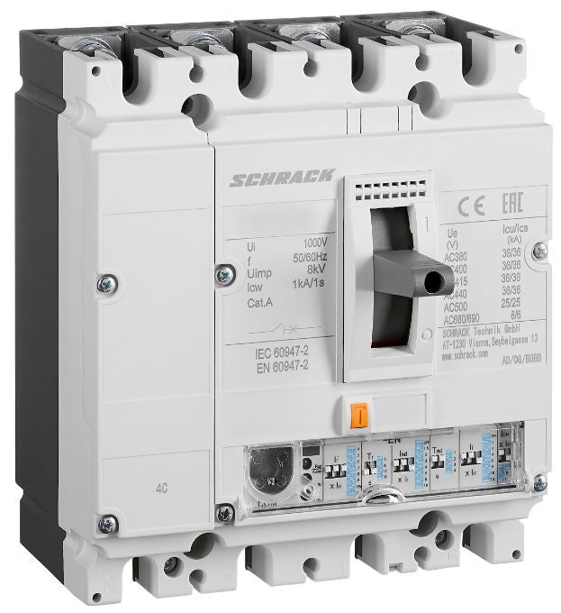 Leistungsschalter Type EN, 4-polig, 50kA, 250A