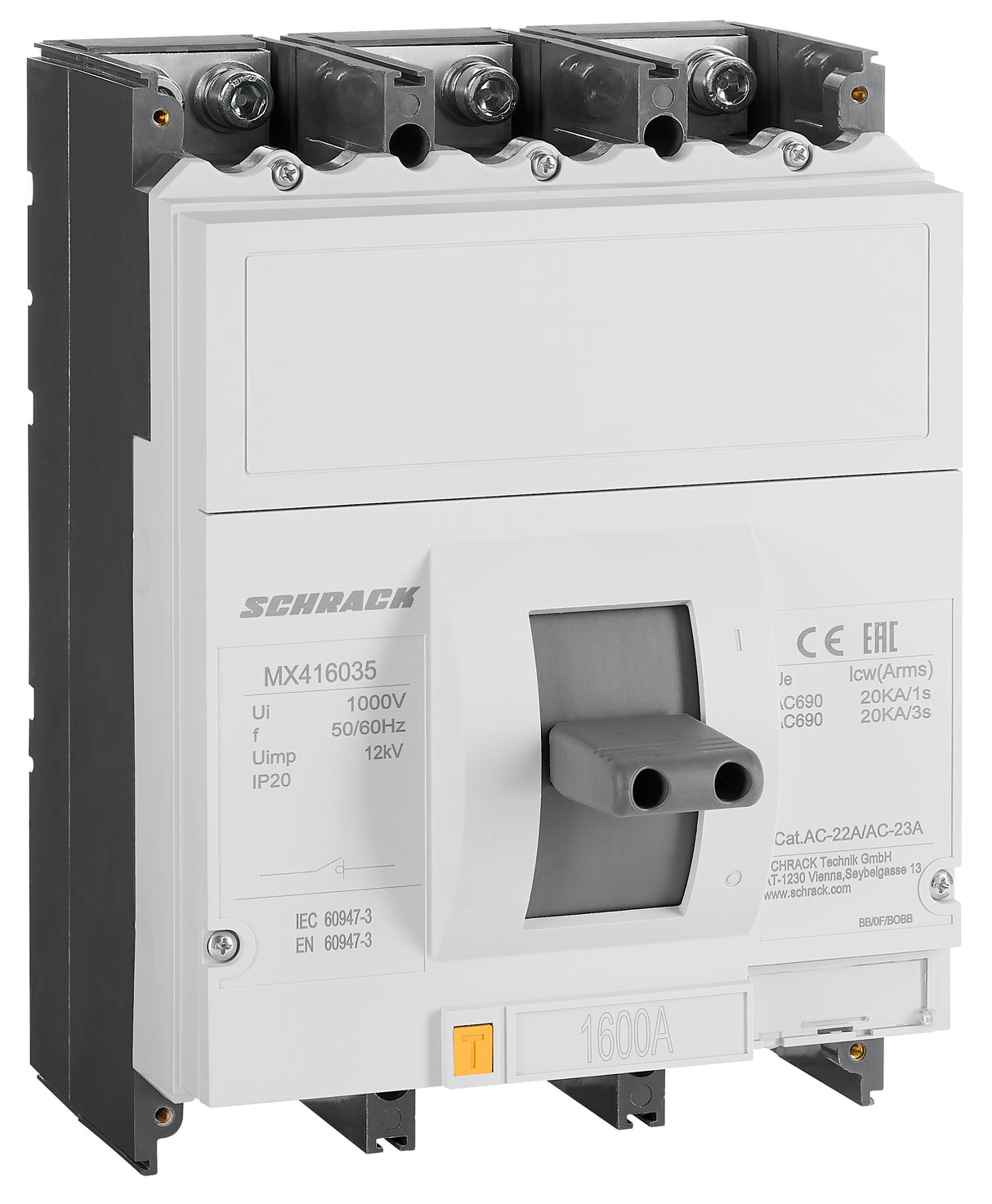 Lasttrennschalter MX4/1600 3-polig 1600A