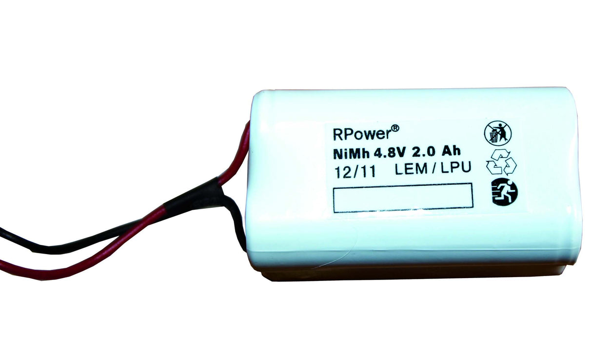 Akku NiMH 4,8V 2,0Ah für Einzelbatterieleuchten LED