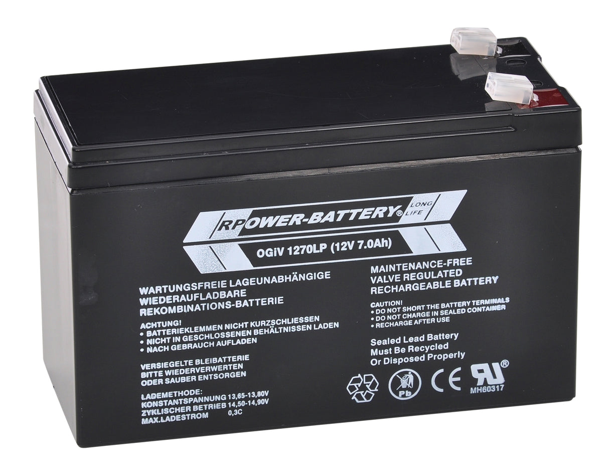 Batterie RPower OGiV longlife bis 12 Jahre 12V/7,0Ah (C20)