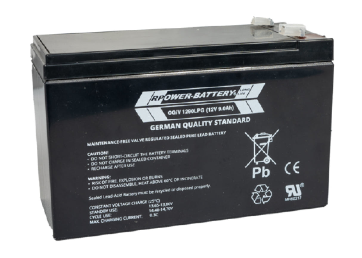 Batterie RPower OGiV longlife bis 12 Jahre 12V/9,0Ah (C20)