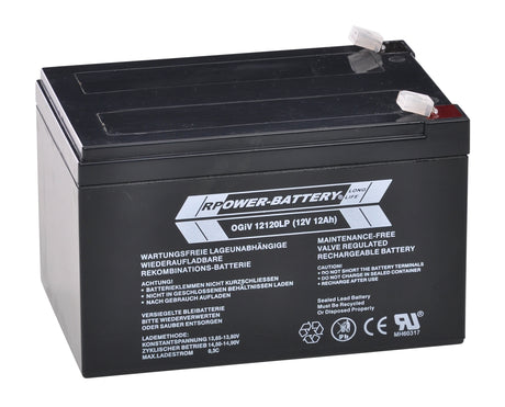Foto: Batterie RPower OGiV longlife bis 12 Jahre 12V/12Ah (C20)