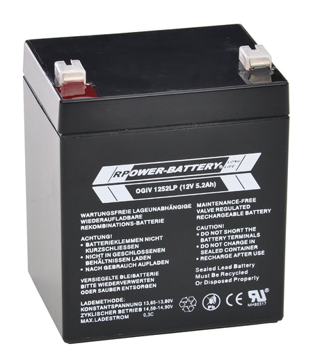 Foto: Batterie RPower OGiV longlife bis 12 Jahre 12V / 5,2Ah (C20)