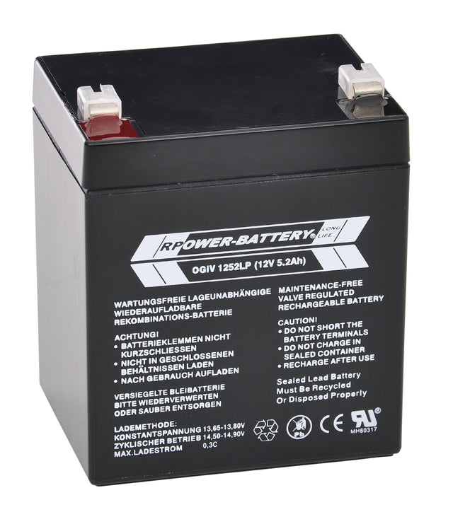 Foto: Batterie RPower OGiV longlife bis 12 Jahre 12V / 5,2Ah (C20)