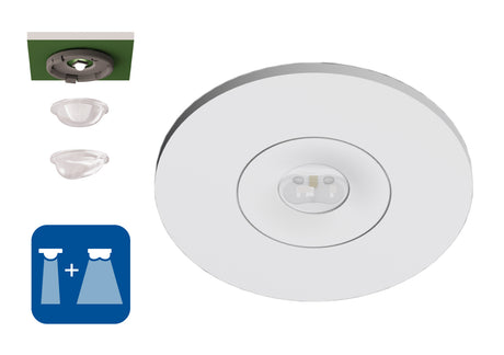 Foto: Notleuchte EE 1x4W ERT-LED Wireless 3h 230V Wechsellinsen