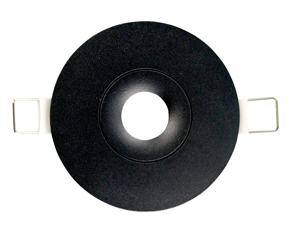 Abdeckung für Notleuchten Design EE schwarz rund