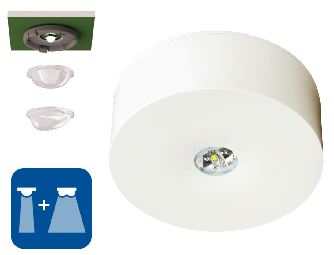 Notleuchte IL Autotest 1x3W ERT-LED 3h 230V AC