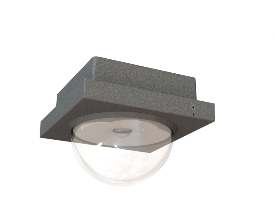 IP65 Gehäuse für IL Deckenanbauleuchte, anthrazit, IK10