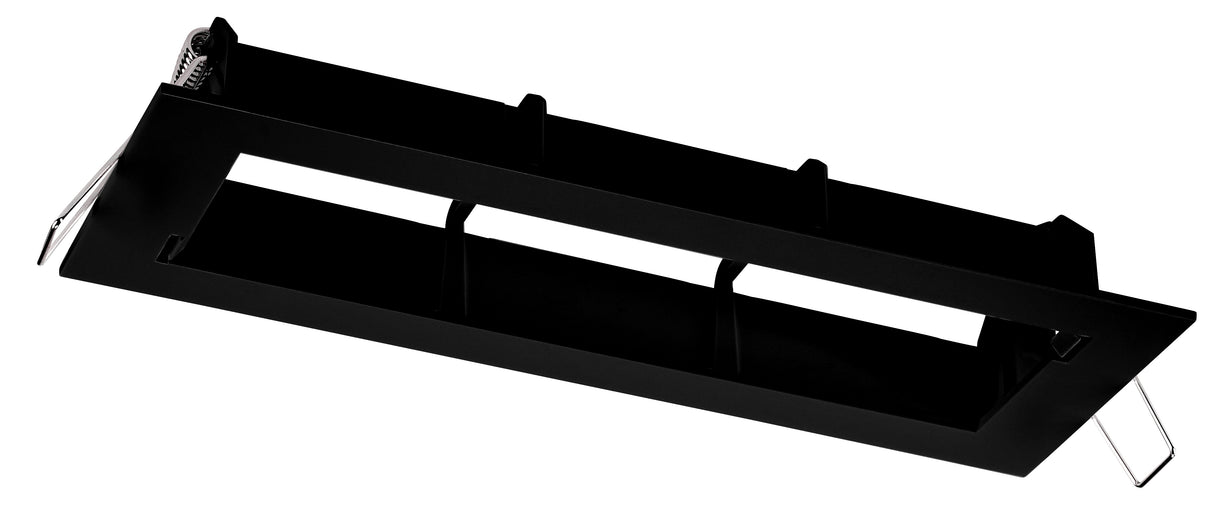Einbaurahmen schwarz für Notleuchten Design K9