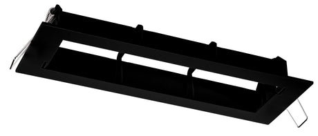 Einbaurahmen schwarz für Notleuchten Design K9