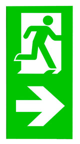 Steckpiktogrammset für Notleuchten Design K9 EW:30m