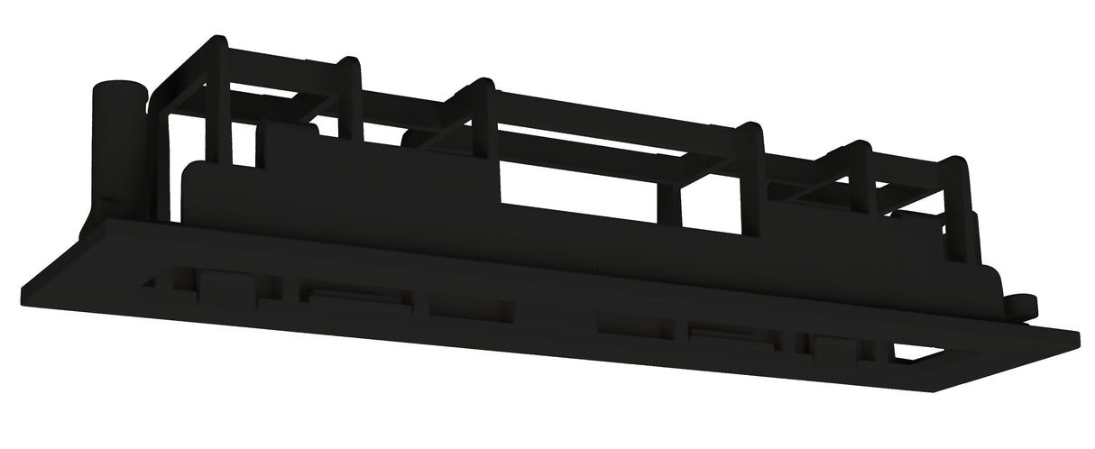 Einbaurahmen schwarz für CPS-Notleuchten Design KM,KMB,KS