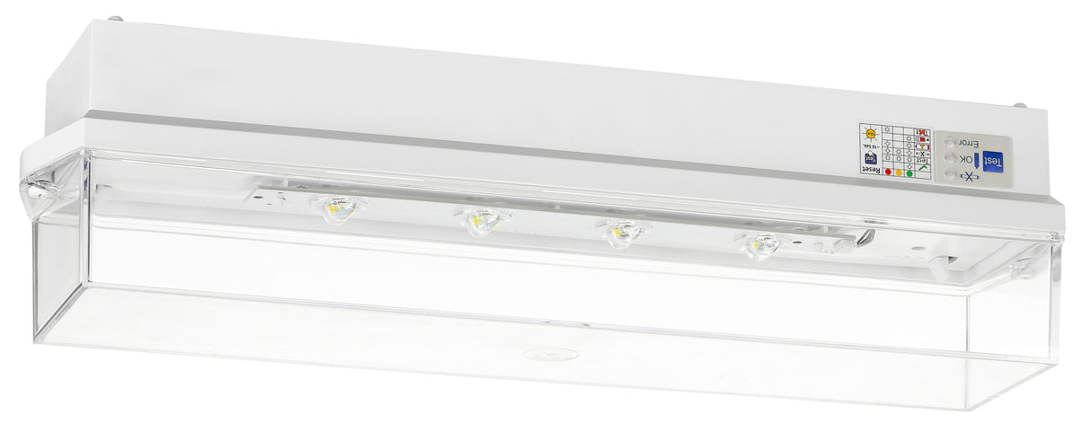 Notleuchte KWI klar Autotest 4x1W ERT-LED 3h 230V AC Decke