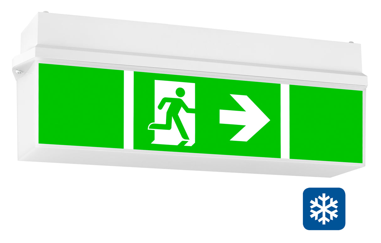 Notleuchte KWI Autotest LED 3h 230V AC Deckenanbaumontage TT