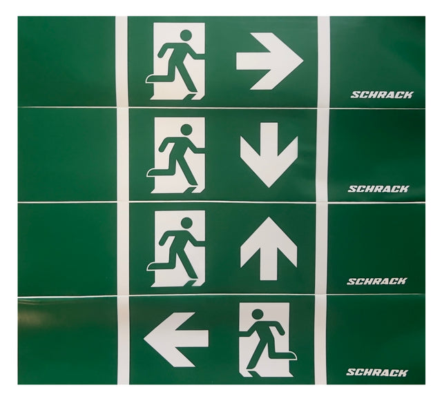 Foto: Piktogrammset für NLKWI.. Pfeile links, rechts, oben, unten