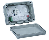 Foto: Box IP65 mit Montageplatte und MU05 für Leuchten 4 bis 200VA