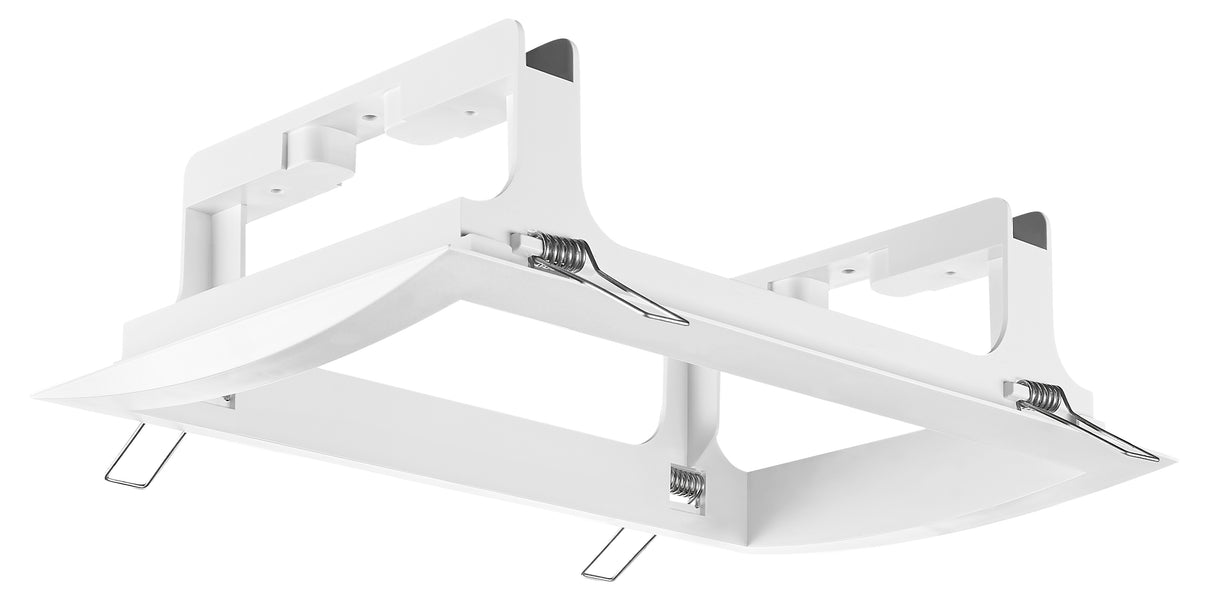 Einbaurahmen weiß für Notleuchten Design PM