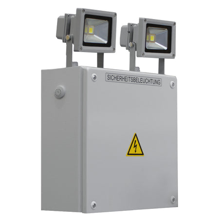 Foto: Notlicht Strahler SKS 2x10W LED 8h 230V AC