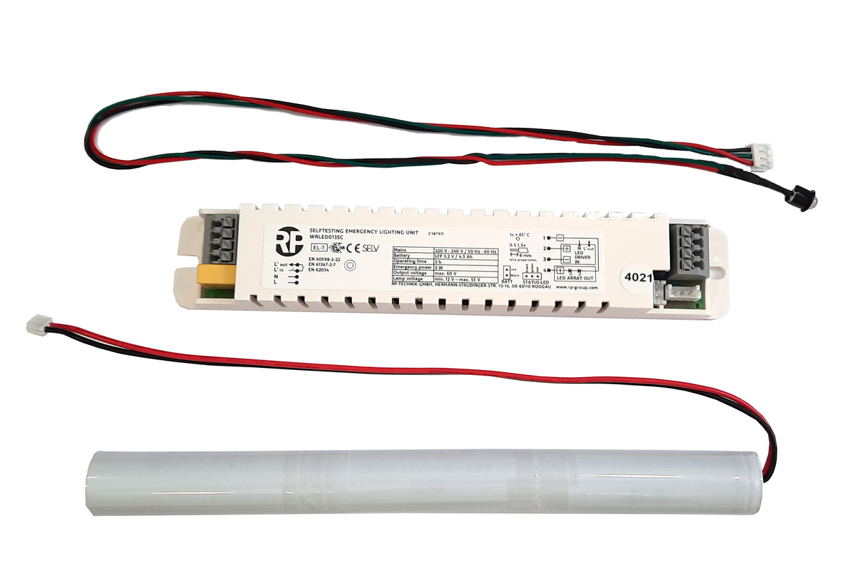 Notlichteinsatz für LED-Leuchten 3h mit Autotest