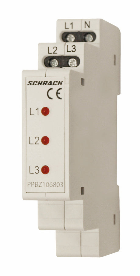 Foto: 3phasige LED-Phasenanzeige Reiheneinbau IP40