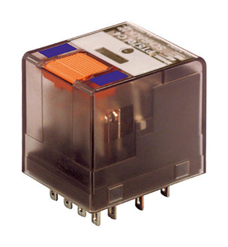 Miniatur-Relais, 4 Wechsler, 6A, 24VDC, mit LED und FD